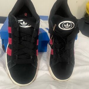 Adidas Black and Red Casual Shoes